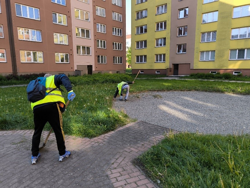 Projekt „Prevence kriminality“ - úklid na sídlišti